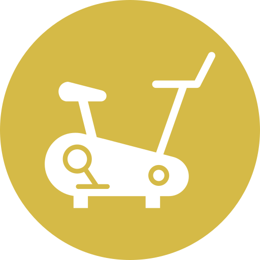 bicicletta stazionaria Generic color fill icona