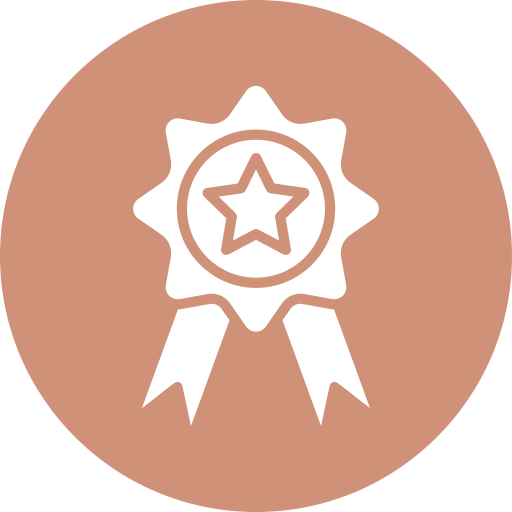 Star badge Generic color fill icon