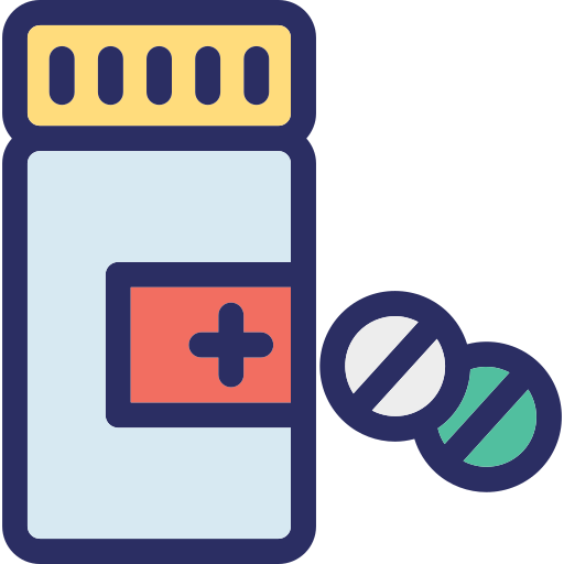 Medicine jar Generic color lineal-color icon