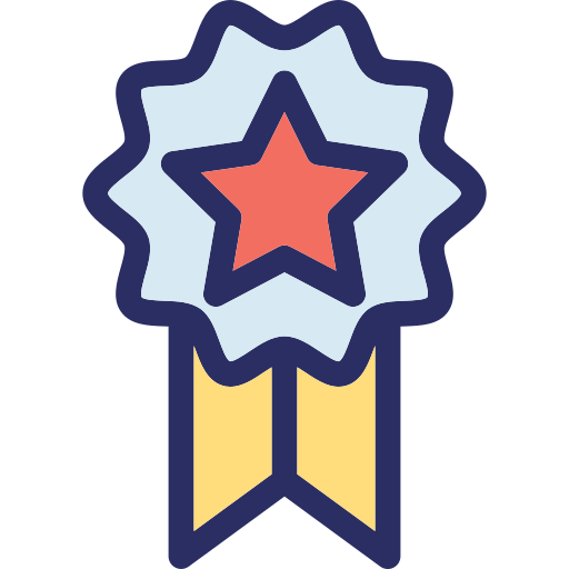 Star badge Generic color lineal-color icon