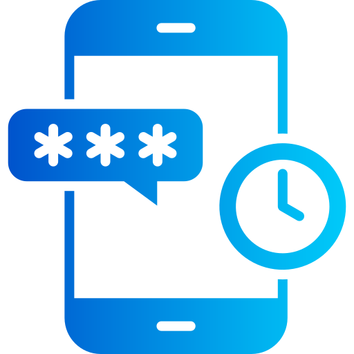 mot de passe à usage unique Generic gradient fill Icône