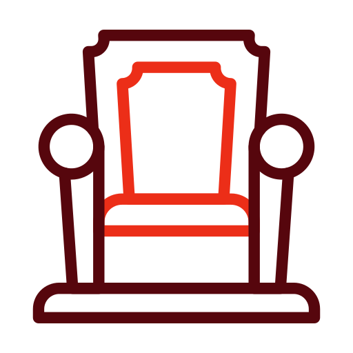 Throne Generic color outline icon