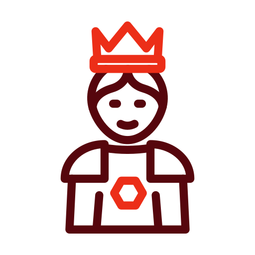 königin Generic color outline icon