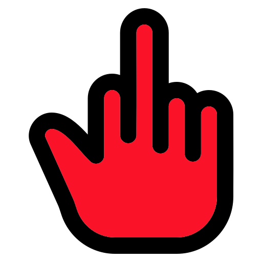 Middle finger Generic color lineal-color icon