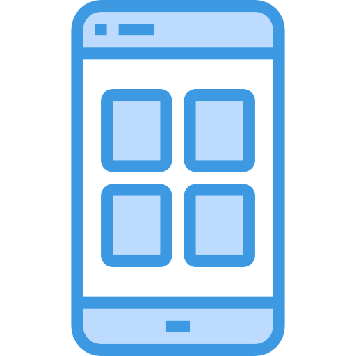app itim2101 Blue icoon