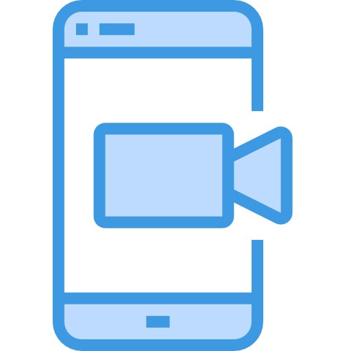 teleconferentie itim2101 Blue icoon