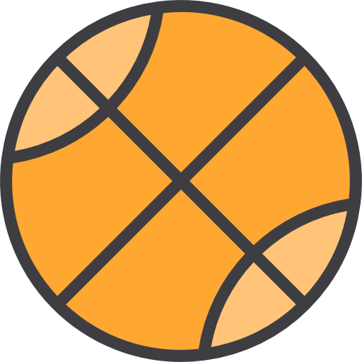 koszykówka itim2101 Lineal Color ikona