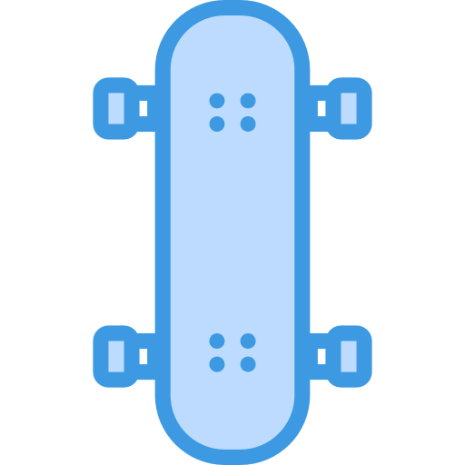 skateboard itim2101 Blue icoon