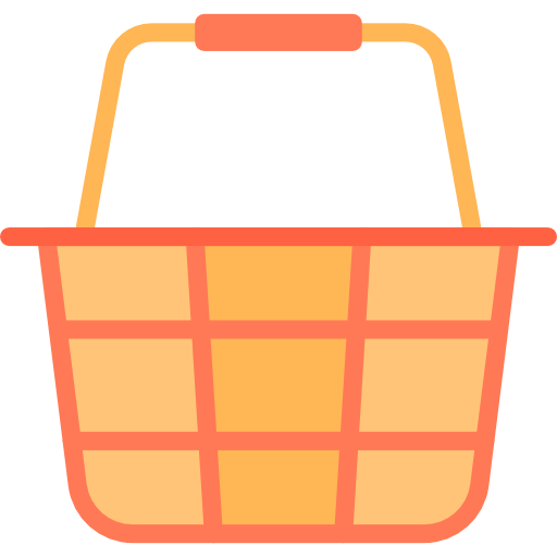 Shopping basket itim2101 Flat icon