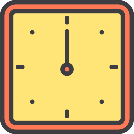 Clock time itim2101 Lineal Color icon