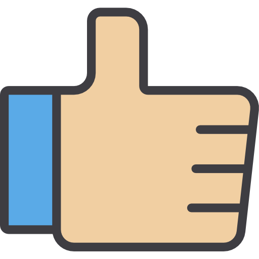 Thumbs up itim2101 Lineal Color icon