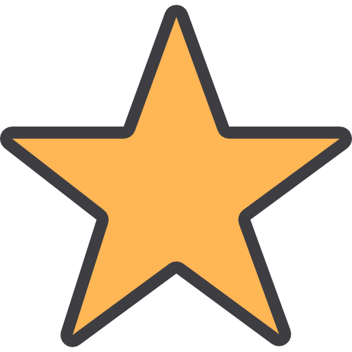 estrella itim2101 Lineal Color icono