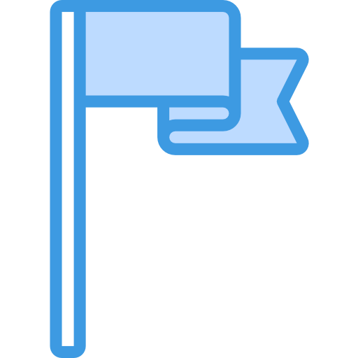 깃발 itim2101 Blue icon