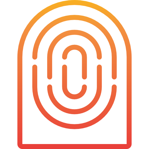Fingerprint itim2101 Gradient icon