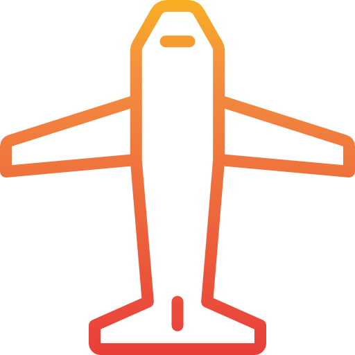 飛行機 itim2101 Gradient icon