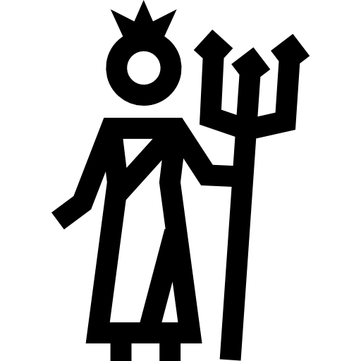 poseidone Basic Straight Lineal icona