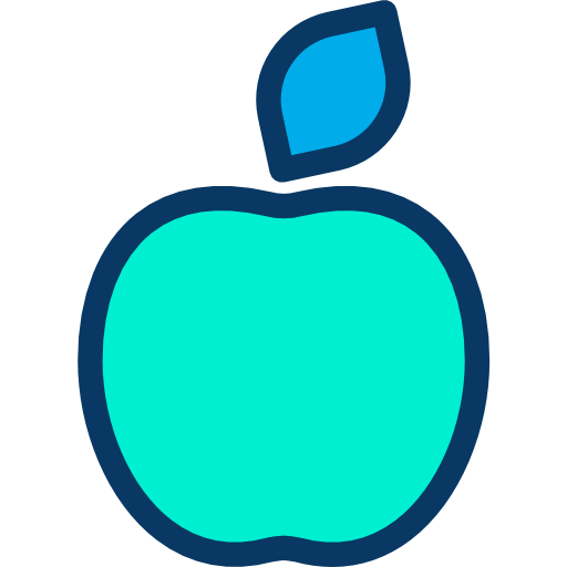 яблоко Kiranshastry Lineal Color иконка