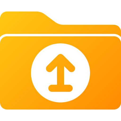 Upload Generic gradient fill icon
