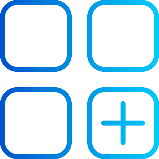 apps Generic gradient outline icon