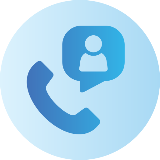 Contact us Generic gradient fill icon