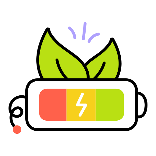 Эко батарея Generic color lineal-color иконка