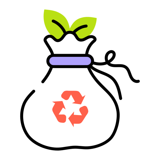 Мешок для вторичной переработки Generic color lineal-color иконка