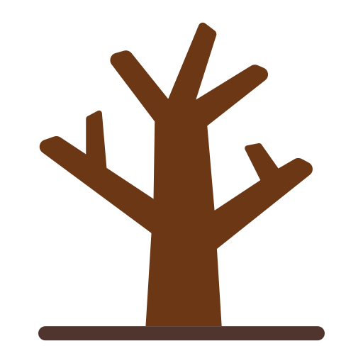 suche drzewo Generic color fill ikona