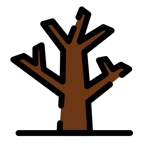 albero secco Generic color lineal-color icona