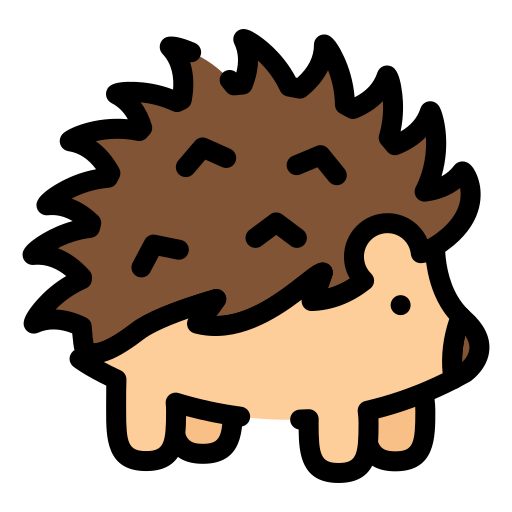 Hedgehog Generic color lineal-color icon