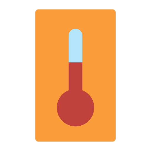 Термометр Generic color fill иконка