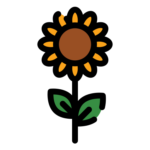 Sunflower Generic color lineal-color icon