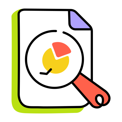 analysebericht Generic color lineal-color icon