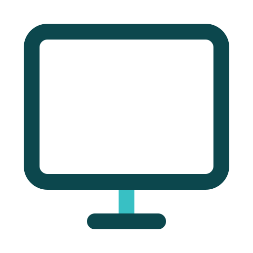 monitor Generic color outline icoon