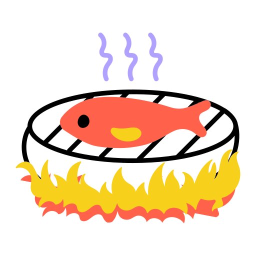 grillowana ryba Generic color lineal-color ikona