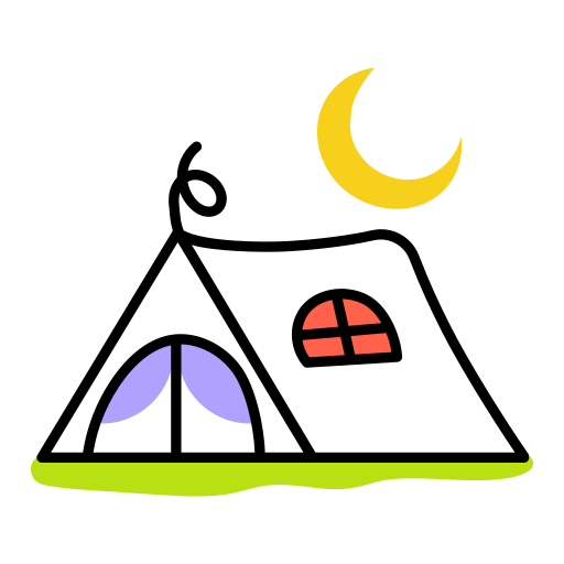 nachtlager Generic color lineal-color icon