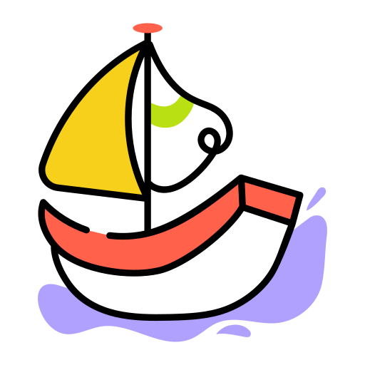 Яхта Generic color lineal-color иконка