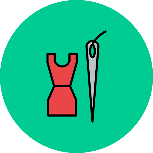 costura Generic color lineal-color icono