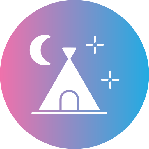 Camping Generic gradient fill icon