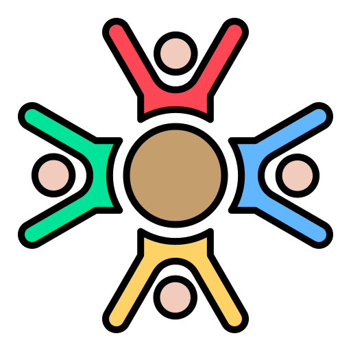 diversidad Generic color lineal-color icono