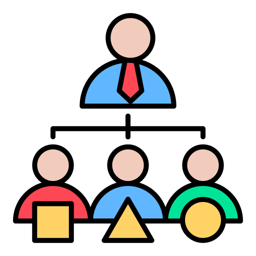 Multidirectional Generic color lineal-color icon