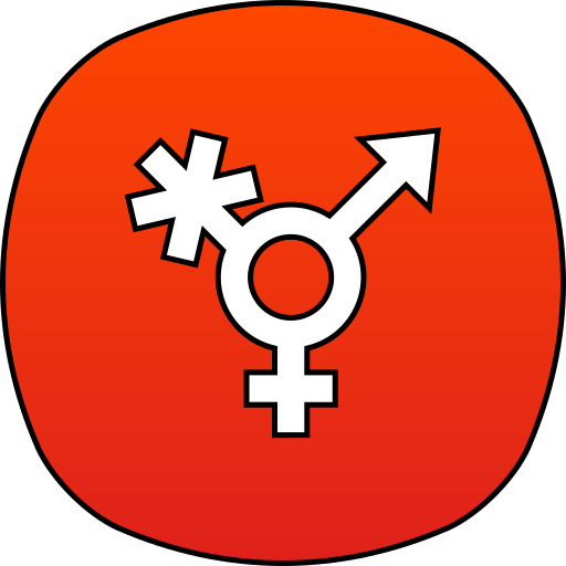 transgender Generic gradient lineal-color icona