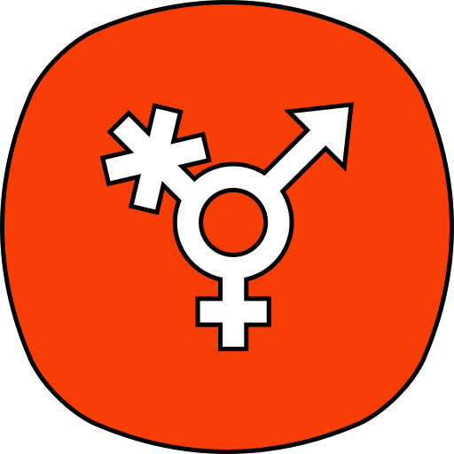 Transgender Generic color lineal-color icon