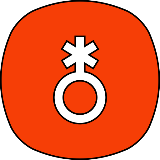género queer Generic color lineal-color icono