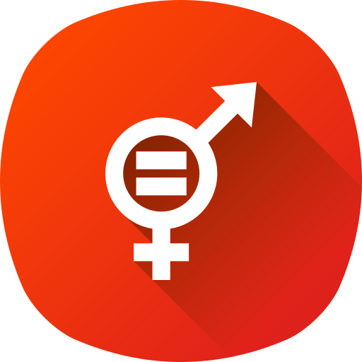 Gender equality Generic gradient fill icon