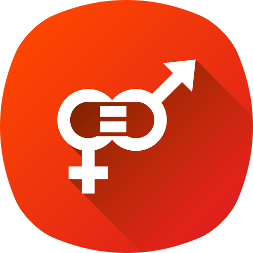 Gender equality Generic gradient fill icon