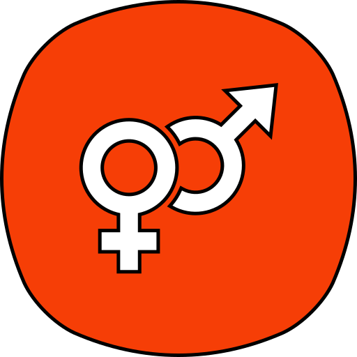 男性と女性 Generic color lineal-color icon