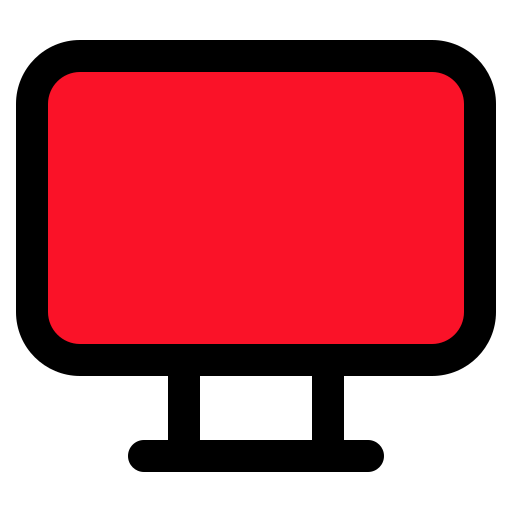 monitor Generic color lineal-color icono