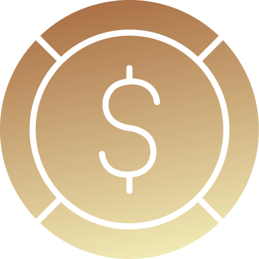 コイン Generic gradient fill icon