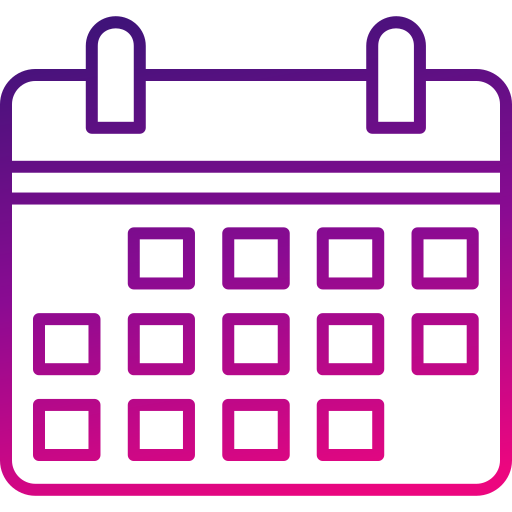 kalender Generic gradient outline icon