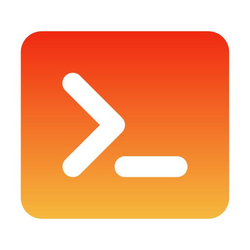 terminal Generic gradient fill icon